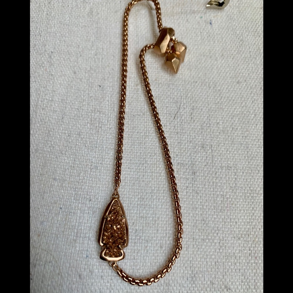 Kendra Scott Kasey bracelet in Rose Gold Drusy